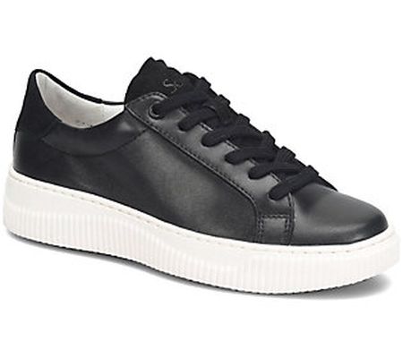 Sofft Leather Color-Blocked Sneaker - Fianna
