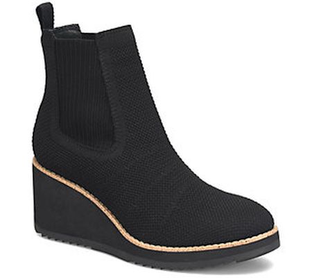 Sofft Water-Friendly Knit Wedge Bootie - Eiley