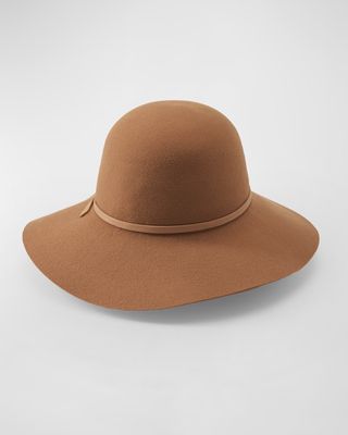 Sofia Wool Felt Large Brim Hat