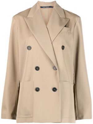 Sofie D'hoore cotton boyfriend blazer - Brown