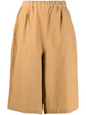 Sofie D'hoore creased-effect linen culottes - Neutrals