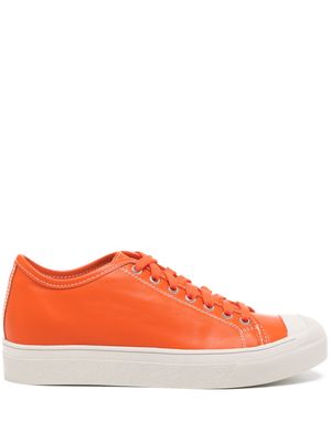 Sofie D'hoore Folk low-top leather sneakers - Orange