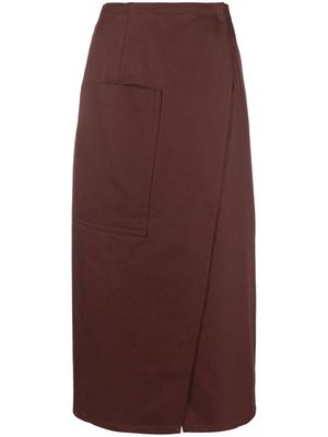 Sofie D'hoore high-waisted pencil skirt - Brown