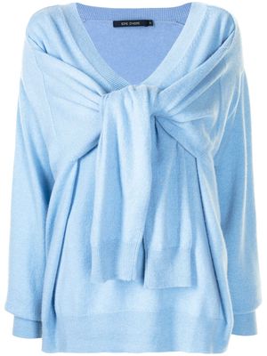 Sofie D'hoore oversized fine-knit cashmere pullover - Blue