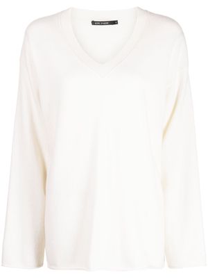 Sofie D'hoore oversized knitted cashmere jumper - White