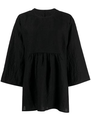 Sofie D'hoore oversized linen blouse - Black