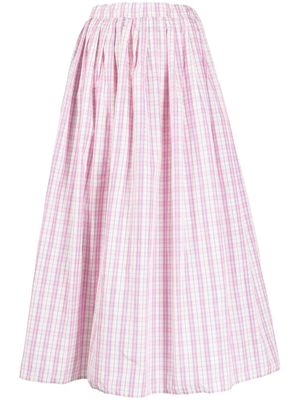 Sofie D'hoore pleated midi skirt - Pink