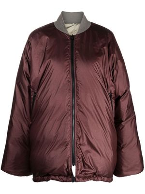 Sofie D'hoore reversible zip-fastening bomber jacket - Brown
