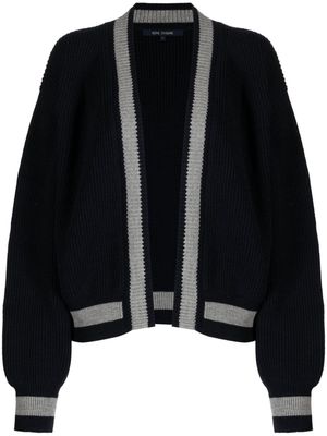 Sofie D'hoore ribbed-knit open-front cardigan - Blue
