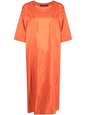 Sofie D'hoore short-sleeve silk T-shirt dress - Orange