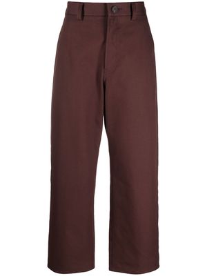 Sofie D'hoore straight-cut leg trousers - Brown