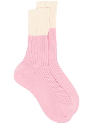 Sofie D'hoore two-tone ankle socks - Pink
