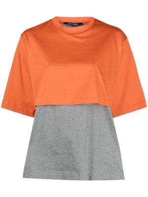 Sofie D'hoore two-tone short-sleeve T-shirt - Orange