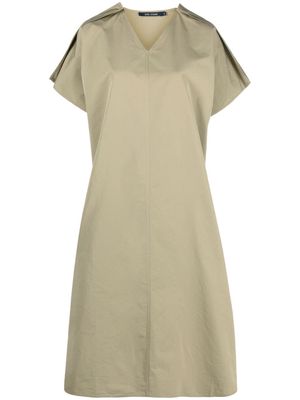 Sofie D'hoore V-neck short-sleeved maxi dress - Neutrals