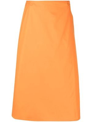Sofie D'hoore wrap below-knee skirt - Orange