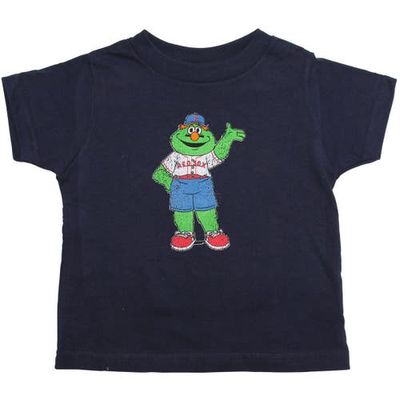 SOFT AS A GRAPE Boston Red Sox Toddler Distressed Mascot T-Shirt - Navy Blue