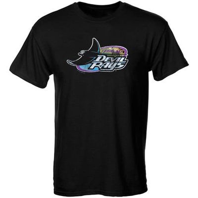 SOFT AS A GRAPE Tampa Bay Rays Youth Cooperstown T-Shirt - Black