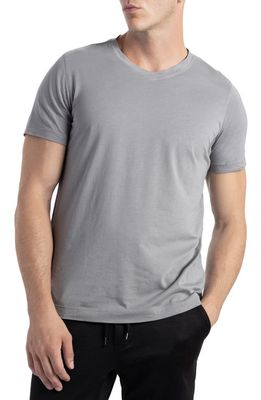 SOFT CLOTH Malibu V-Neck T-Shirt in Frost Gray