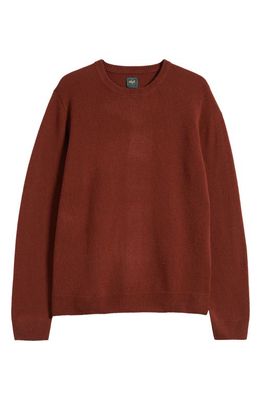 SOFT CLOTH Merino Wool Sweatshirt Sweater in Cherrywood