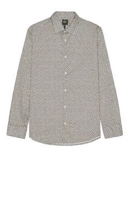 Soft Cloth Soft Point Collar Shirt in Light Grey