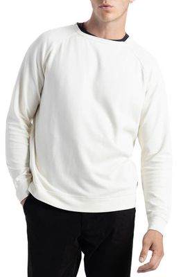 SOFT CLOTH Stingray Japanese Jersey Sweatshirt in Natural
