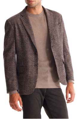 SOFT CLOTH Studio Suit Jacket in Black Coffee Fancy Check Mix