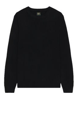 Soft Cloth Sweater in Black