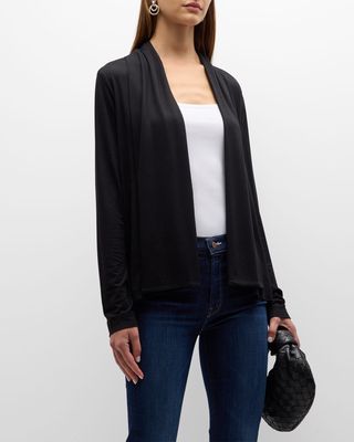 Soft Touch Open-Front Cardigan