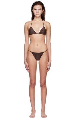 softandwet SSENSE Exclusive Brown Bikini