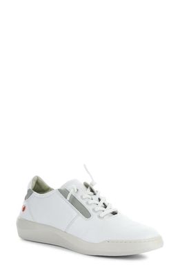 Softinos by Fly London Binn Sneaker in White Smooth 