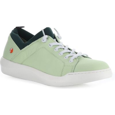 Softinos by Fly London Bonn Sneaker in 017 Light Green/Petrol 