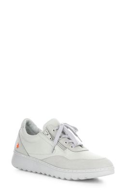 Softinos by Fly London Echo Sneaker in 002 Light Grey Supple/Suede