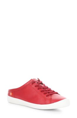 Softinos by Fly London Idle Sneaker in Cherry Red Smooth
