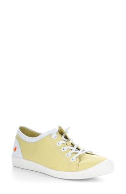 Softinos by Fly London Isla Sneaker in 036 Light Yellow/White