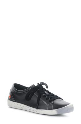 Softinos by Fly London Isla Sneaker in Black Leather