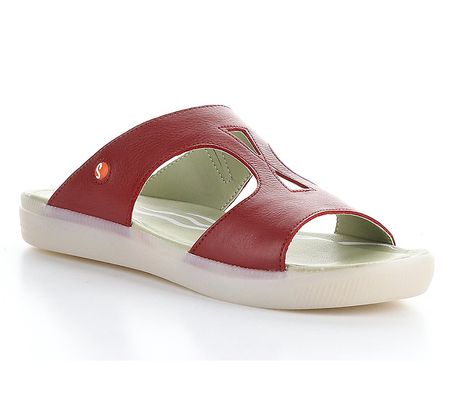 Softino's Leather Slip-On Sandals - Inbey