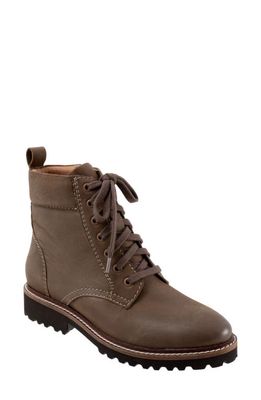 SoftWalk Icara Lace-Up Boot in Stone
