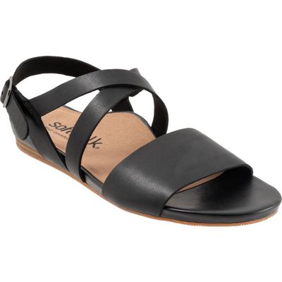 SoftWalk® Cali Sandal in Black 