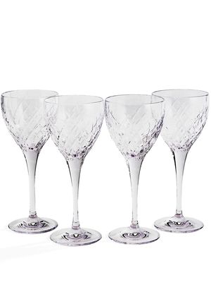 Soho Home Barwell crystal set of four wine glasses - Neutrals