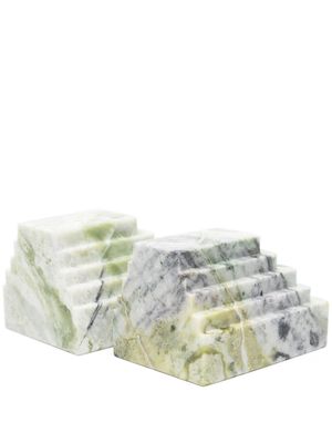 Soho Home Lola marble bookends - Green