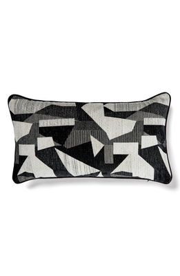 Soho Home Maxwell Abstract Oblong Chenille Cushion in Cream