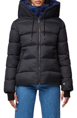 Soia & Kyo Adelita-E Water Repellent Recycled Nylon Puffer Jacket in Black