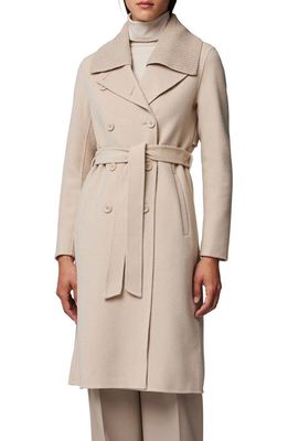 Soia & Kyo Anna Wool Blend Trench Coat in Hush
