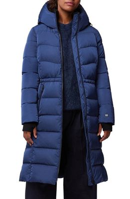 Soia & Kyo Liv Water Repellent Hooded 750 Fill Power Down Coat in Lapis