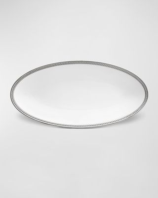 Soie Tressée Small Oval Platter