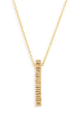 SOKO Meta Bar Pendant Necklace in Gold