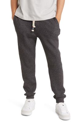 Sol Angeles Thermal Knit Drawstring Joggers in Black