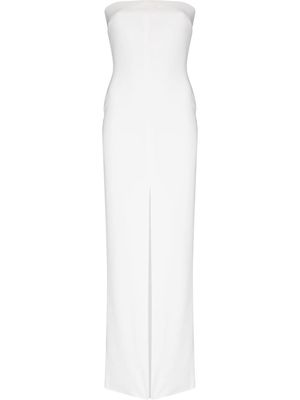 Solace London Bysha strapless maxi dress - White