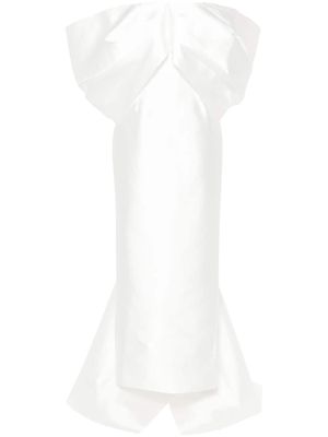 Solace London Delphina off-shoulder maxi dress - White