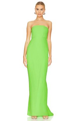 SOLACE London Harlee Maxi Dress in Green